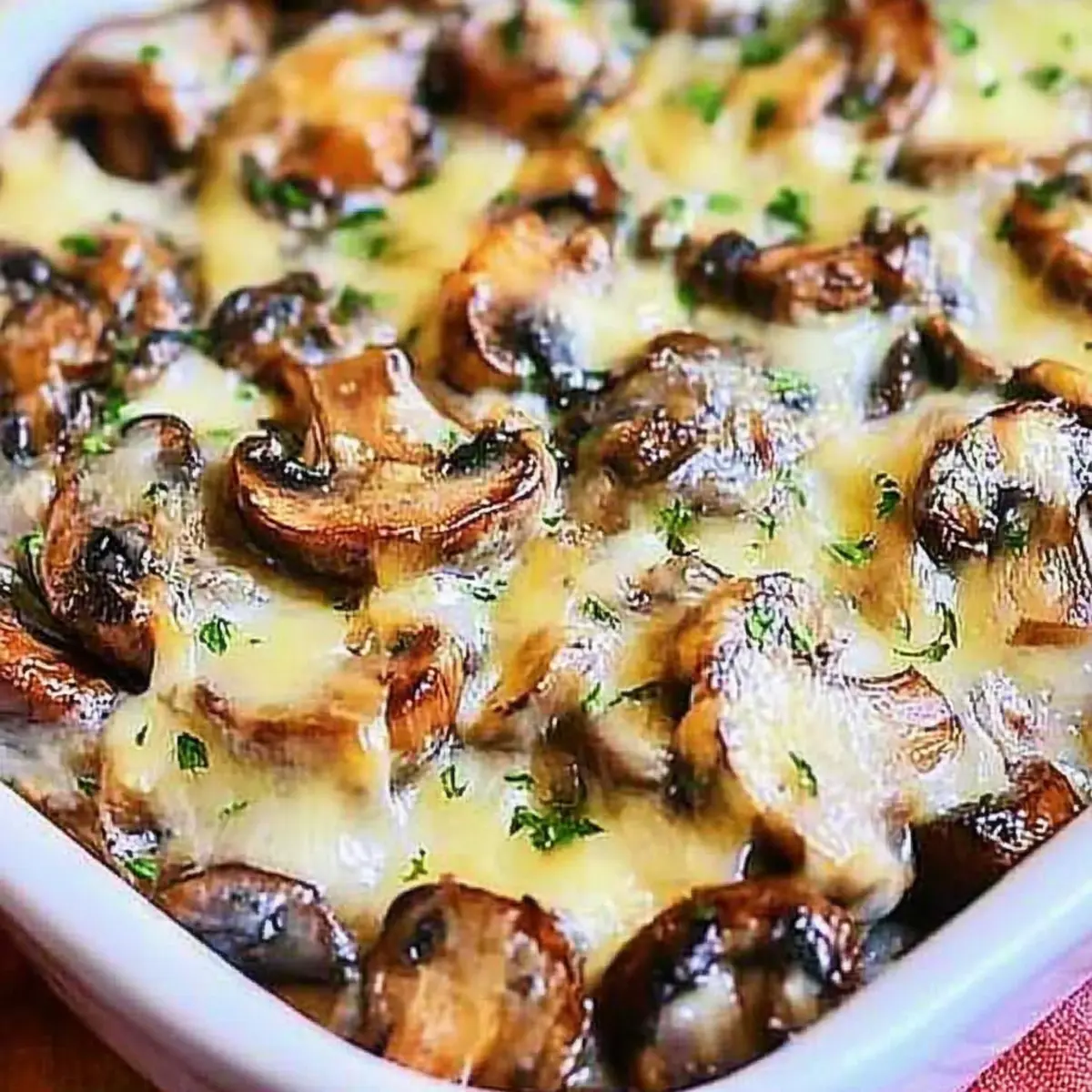 Cozy Cheesy Mushroom Casserole for Comforting Nights