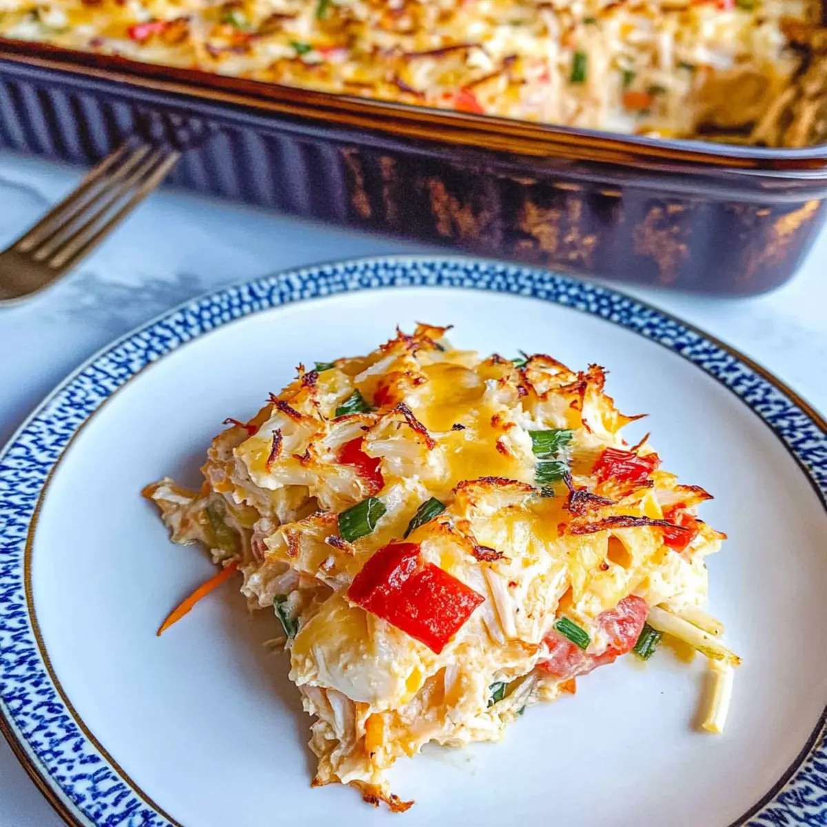 Irresistible Crab Casserole That's Creamy and Crunchy