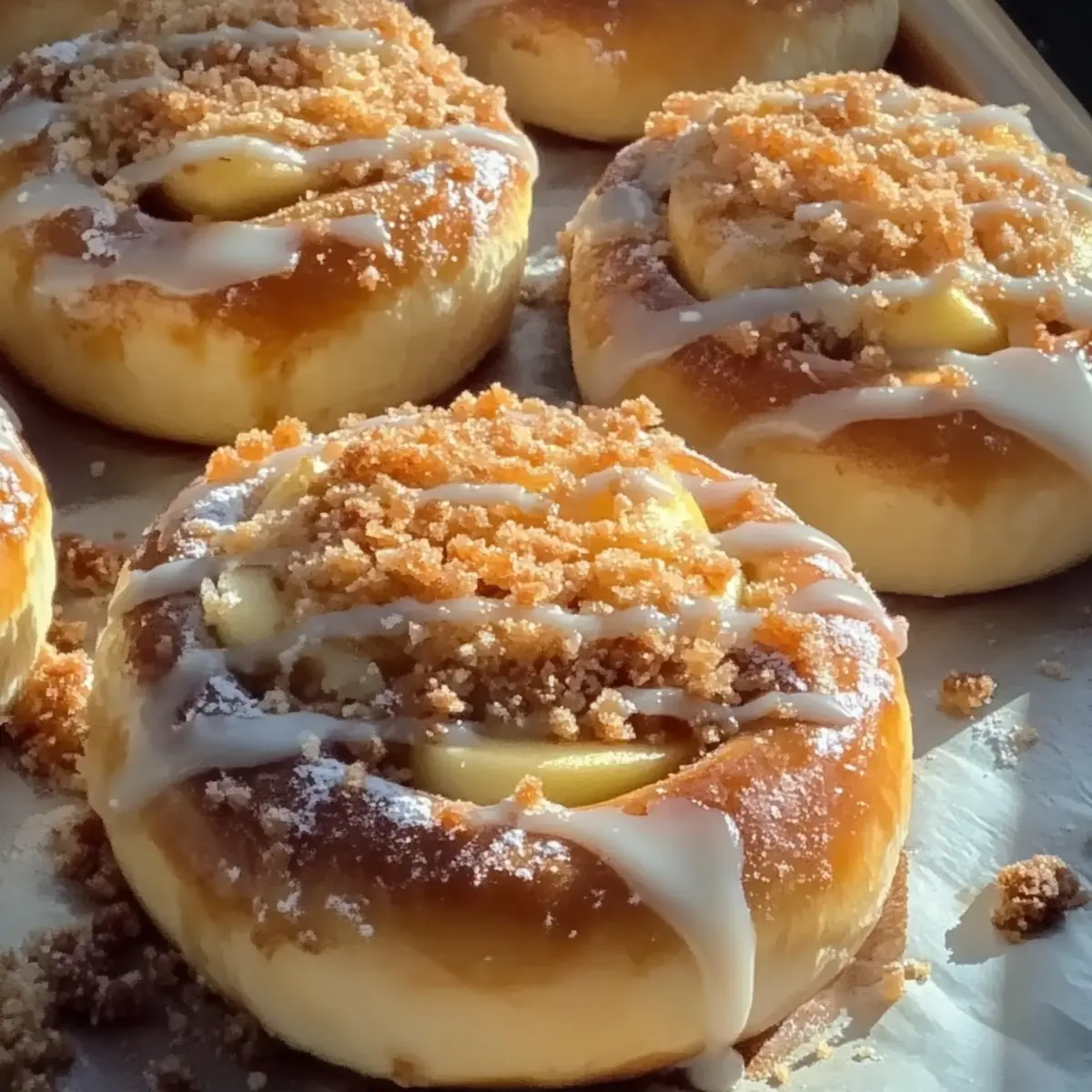 Irresistible Apple Cheesecake Buns to Brighten Your Day