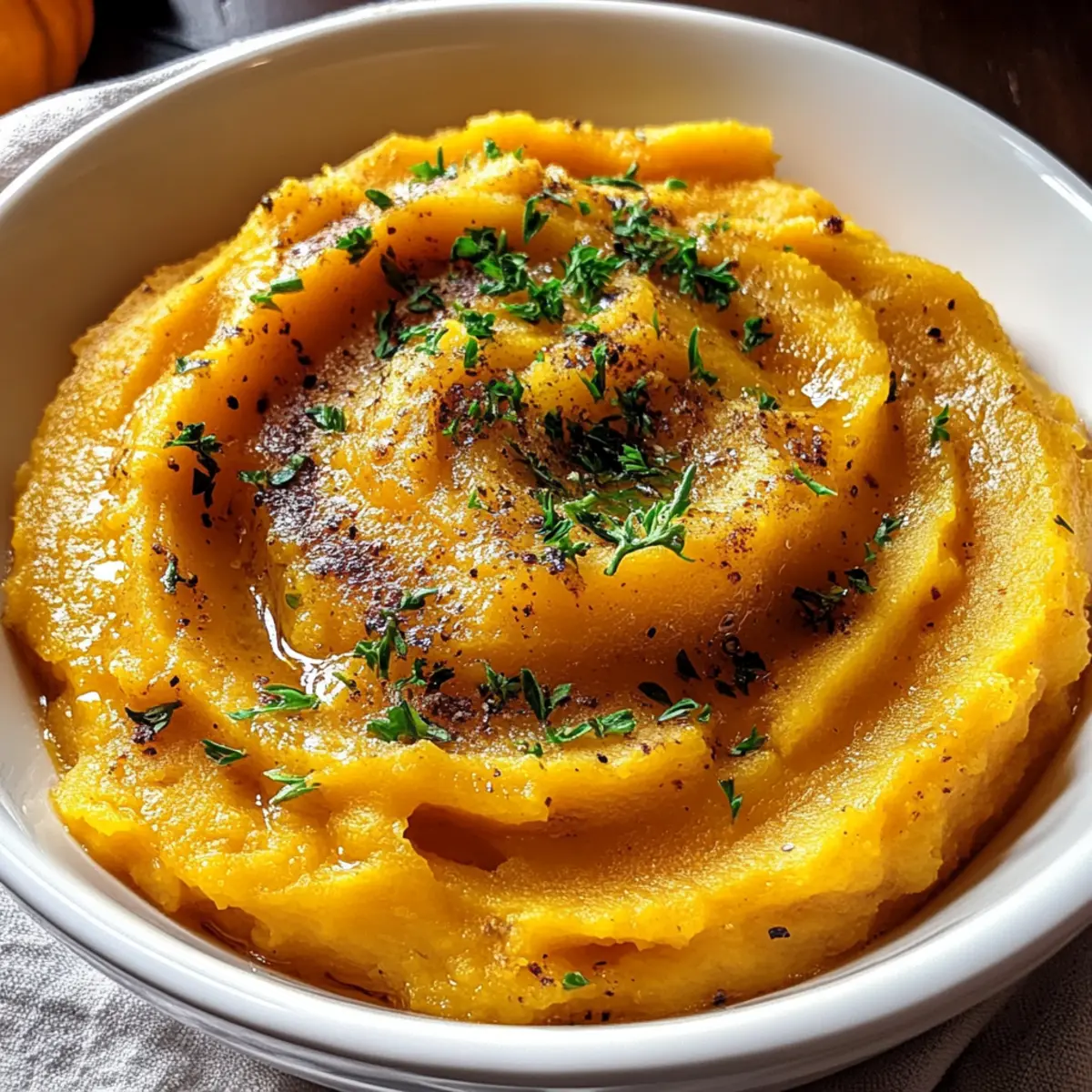 Creamy Roasted Garlic Mashed Butternut Squash Delight