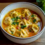 Dumplings Curry Soup