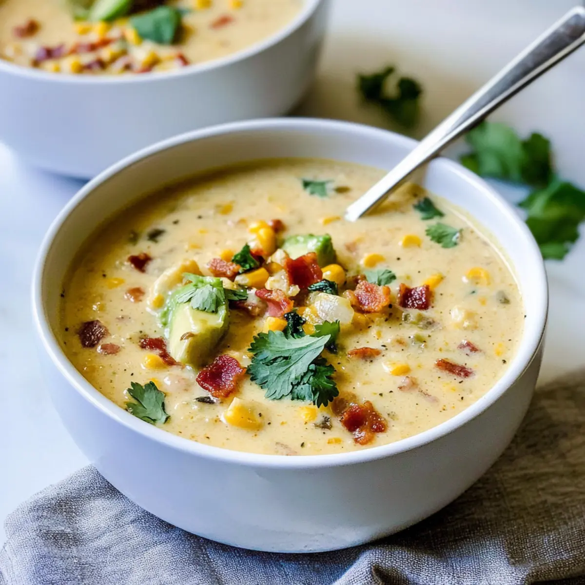 Creamy Roasted Poblano Corn Chowder for Cozy Nights