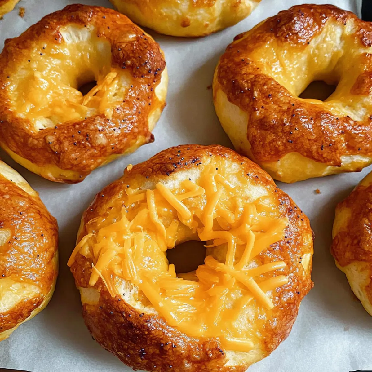 Homemade Cheddar Cheese Bagel Bliss You Can't Resist