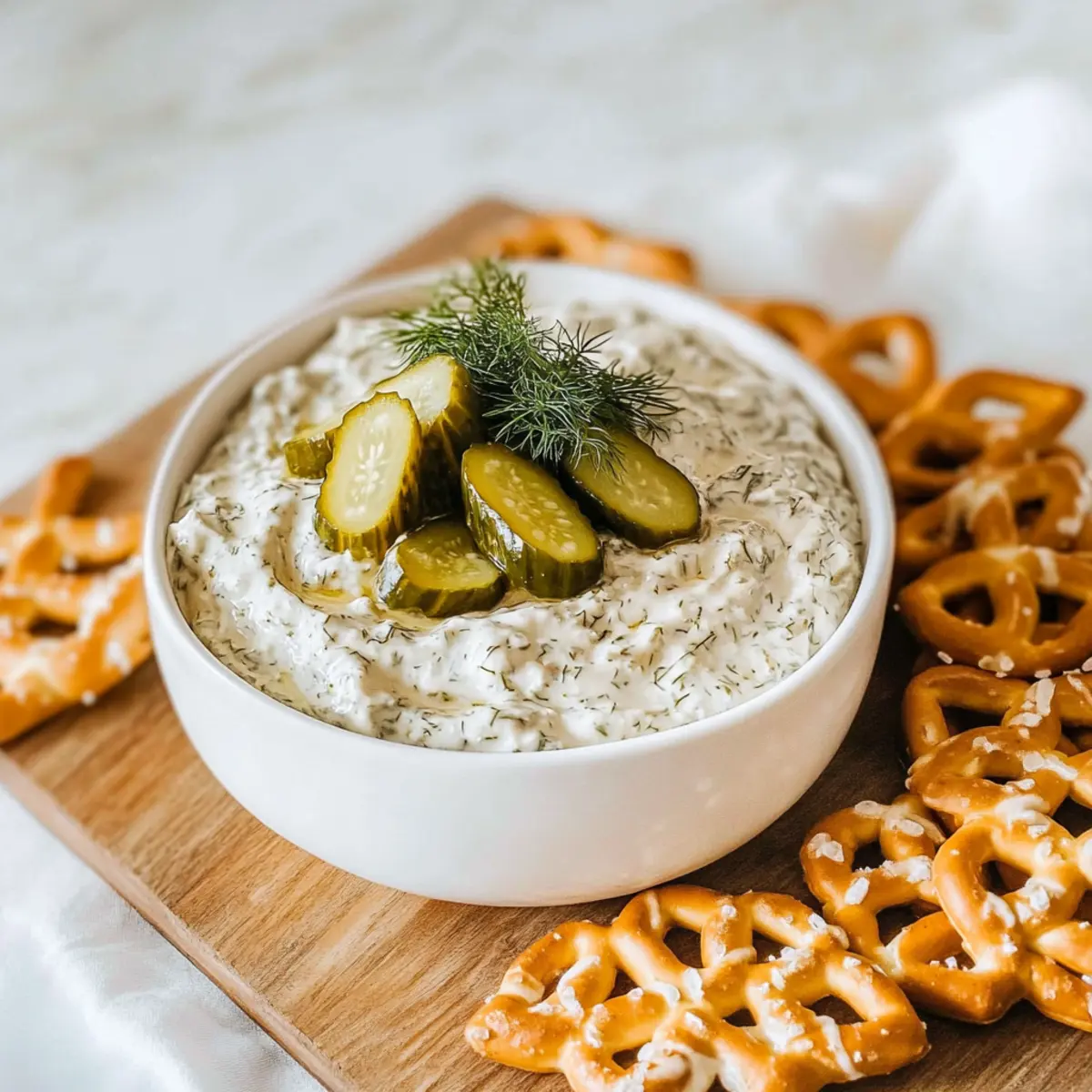 Creamy Dill Pickle Dip: Quick, Tangy Appetizer Delight
