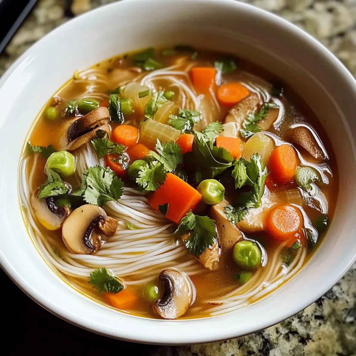 Revitalize Your Day with Healing Ginger Garlic Broth and Noodles