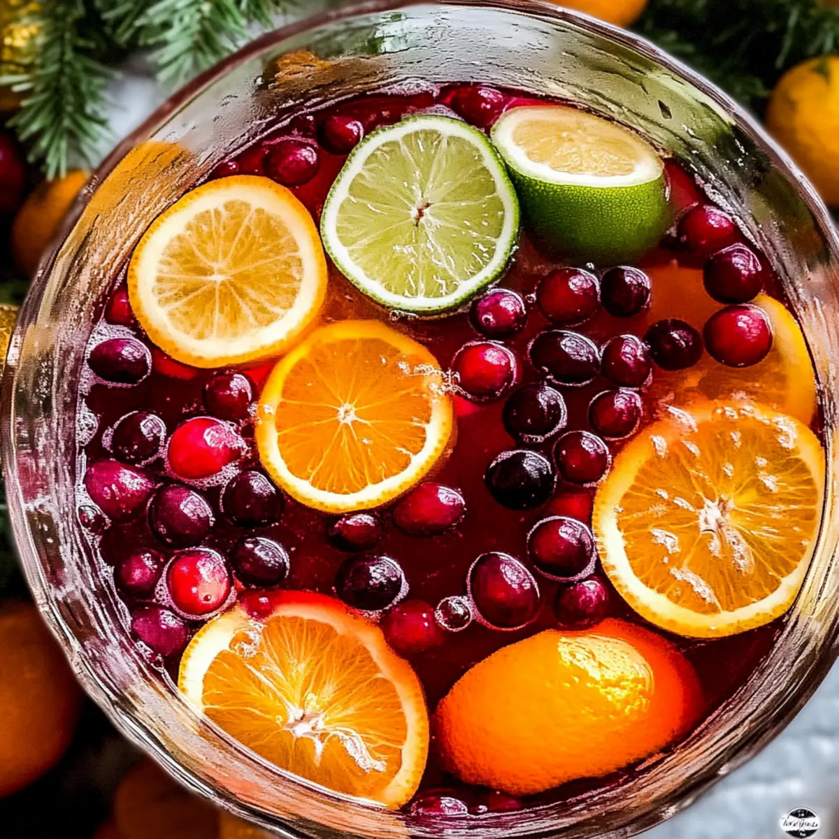 Fresh Cranberry Sprite Punch: Perfect for Festive Cheers
