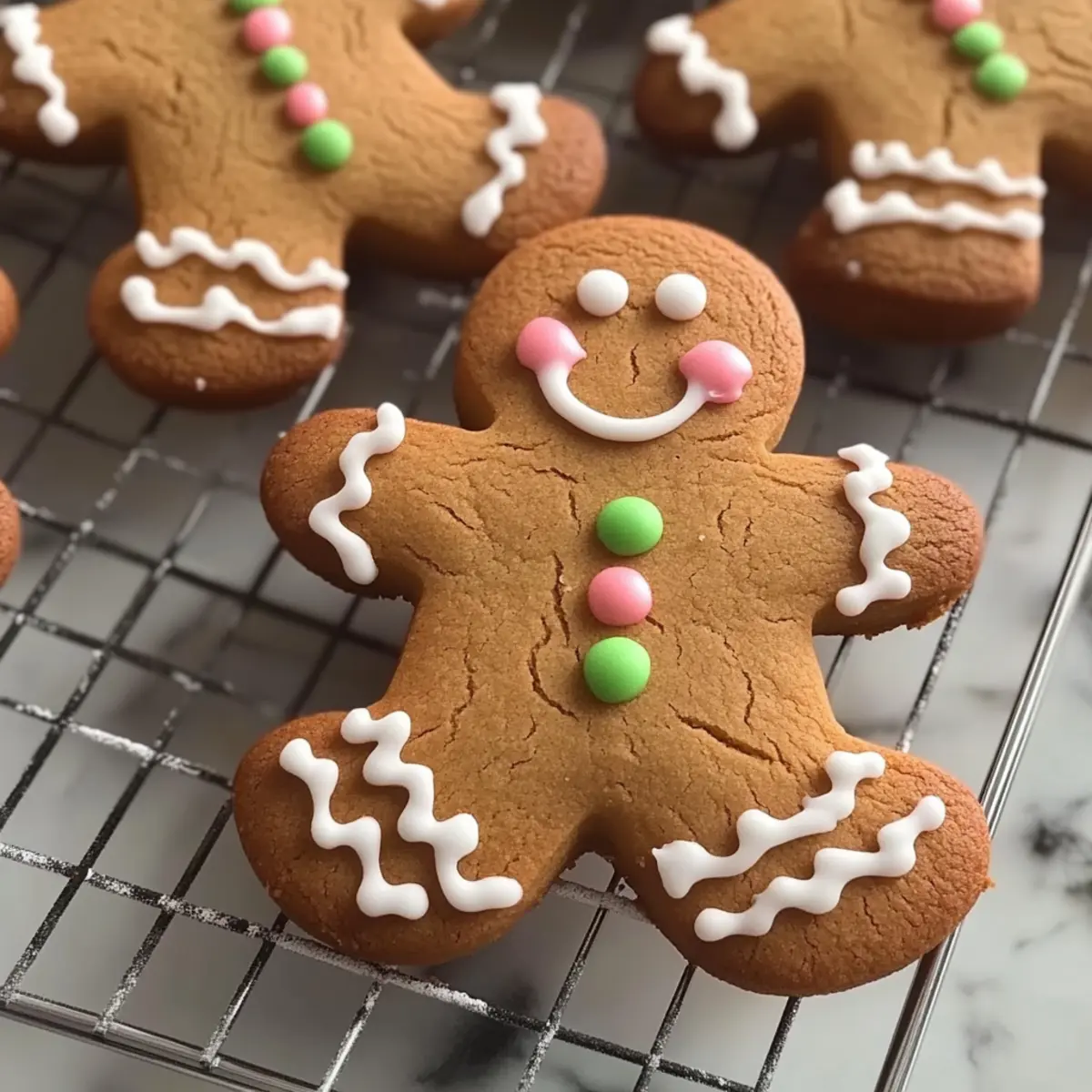 Irresistibly Soft Gingerbread Man Cookies for Festive Joy