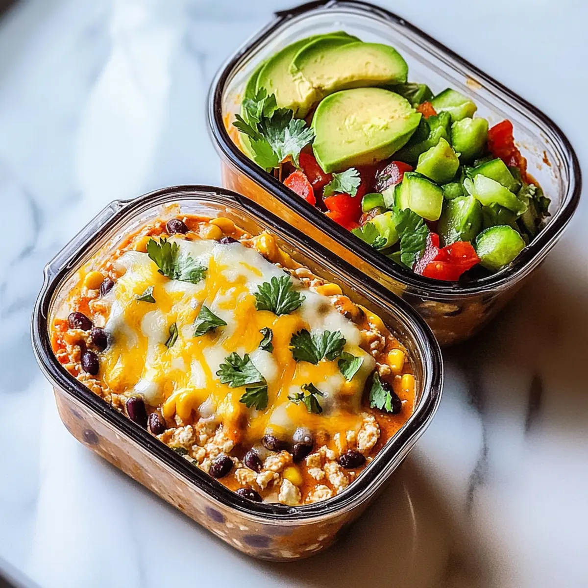 Creamy Chicken Cottage Cheese Enchilada Bowls You'll Love