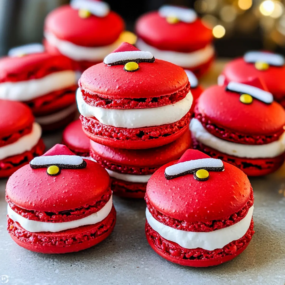 Santa Claus Macarons: Joyful Holiday Treats to Brighten Up Christmas