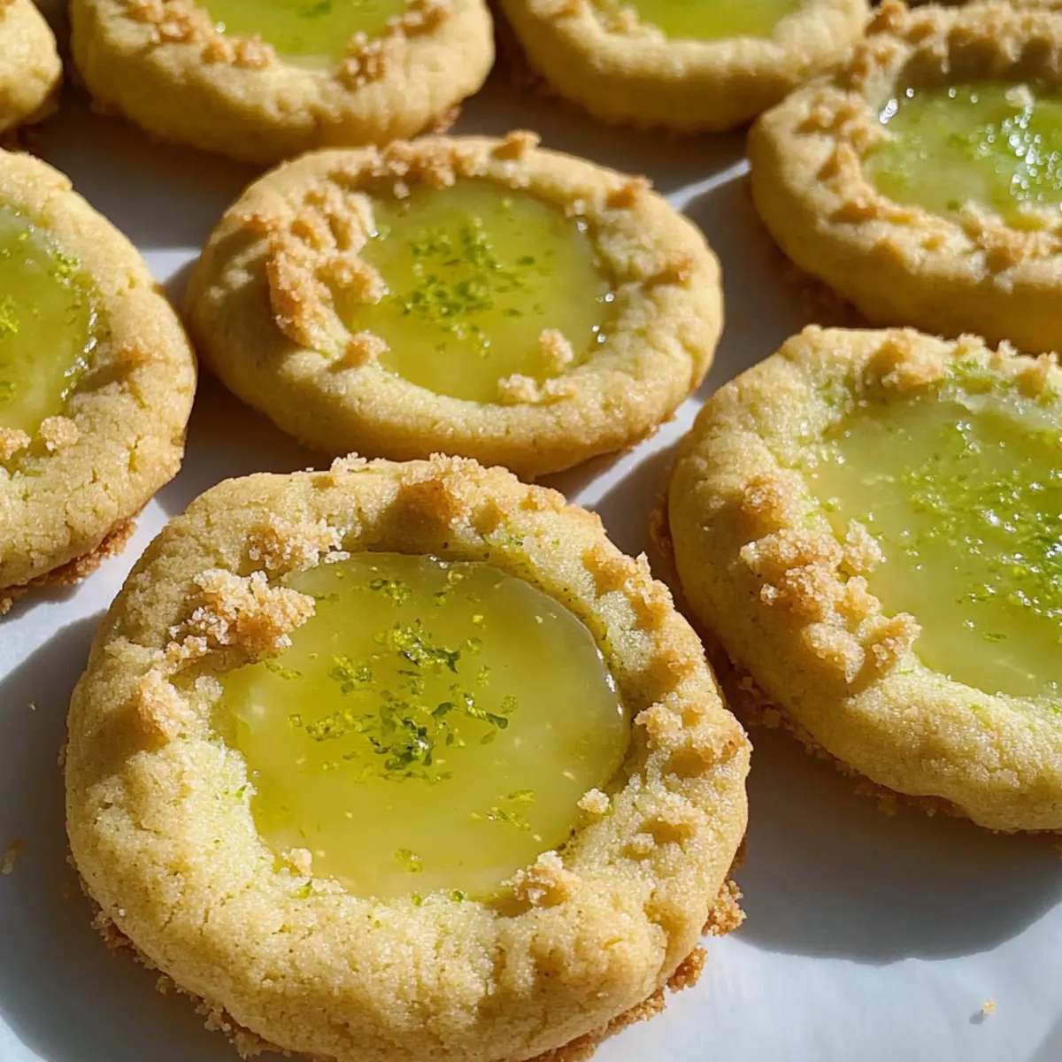 Lime Curd Cookies: Tangy Treats with a Graham Cracker Twist