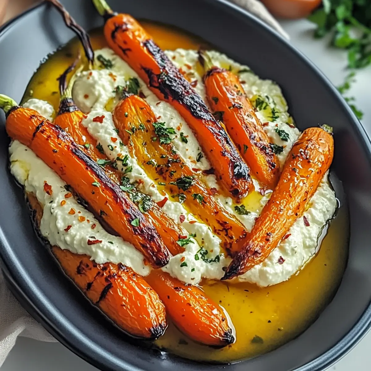 Roasted Carrots with Whipped Ricotta for a Flavorful Twist