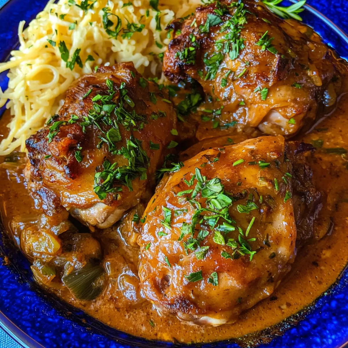 Irresistible Garlic Chicken Thigh Bake for Cozy Family Dinners