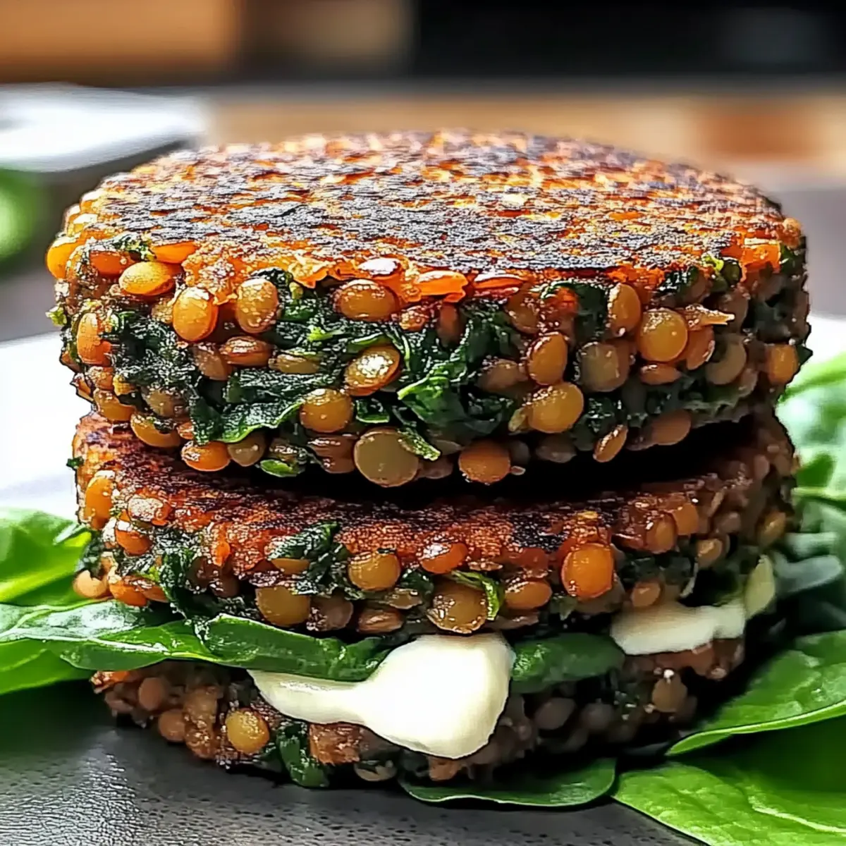 Savory Spinach and Lentil Burgers for a Wholesome Meal