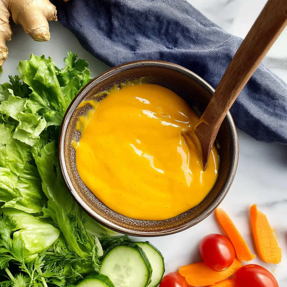 Zesty Carrot Ginger Salad Dressing for a Fresh Taste Boost