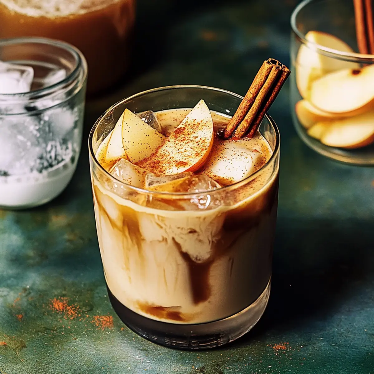 Delicious Apple Crisp Cold Brew Latte for Cozy Days