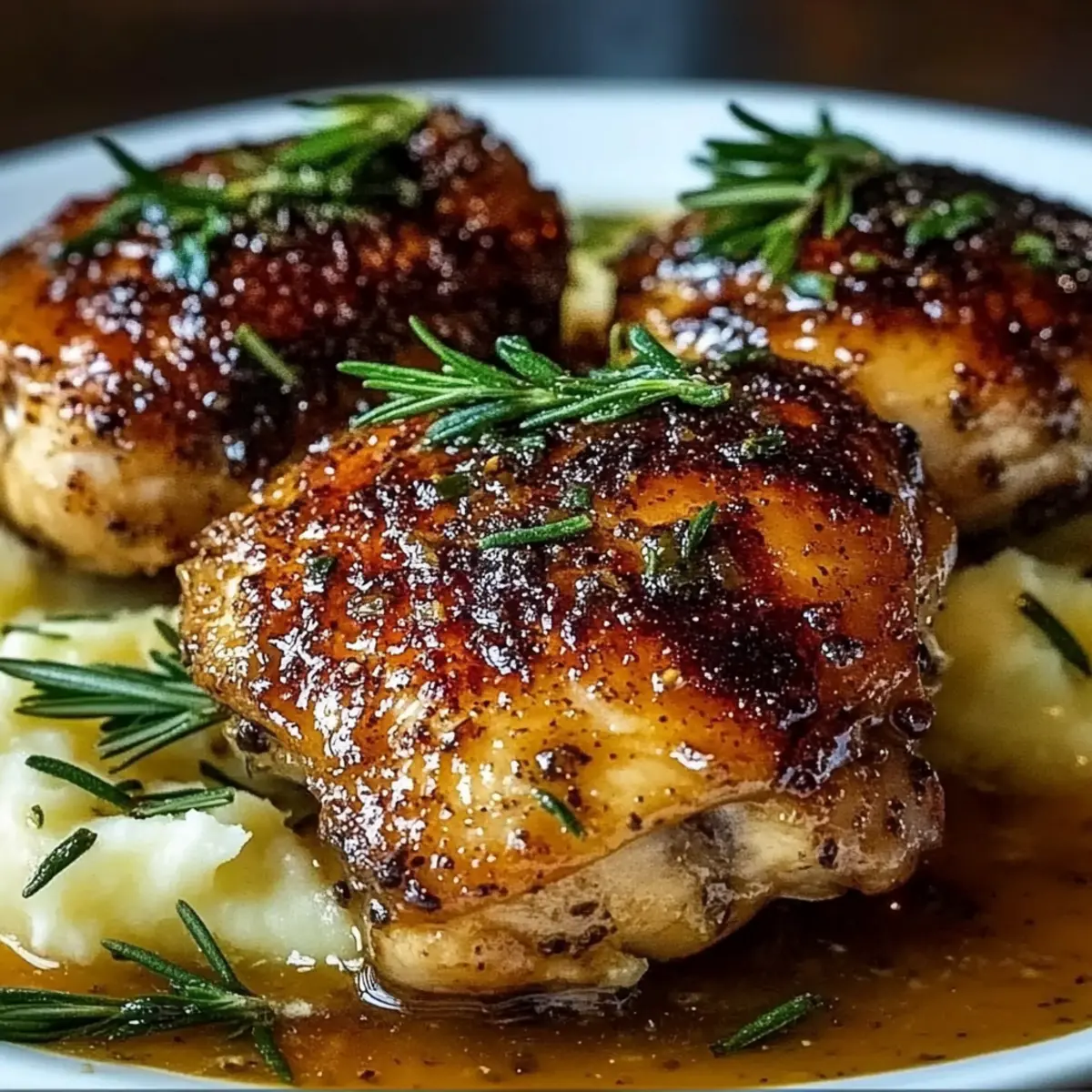 Savory Brown Sugar Dijon Chicken Thighs for Cozy Nights