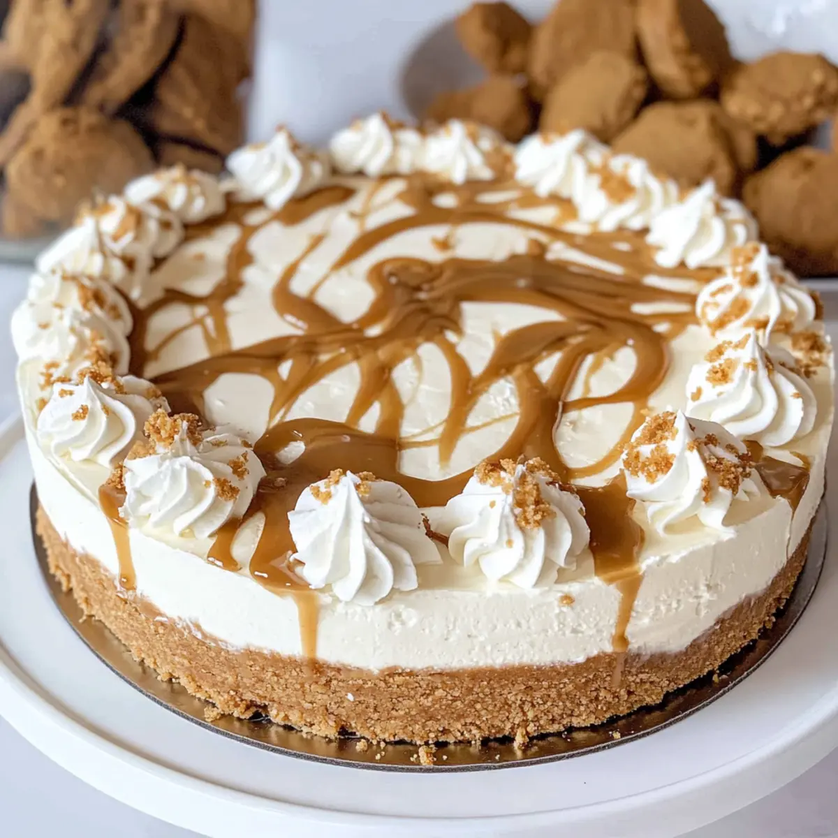 Cookie Butter No Bake Cheesecake: An Irresistible Creamy Treat