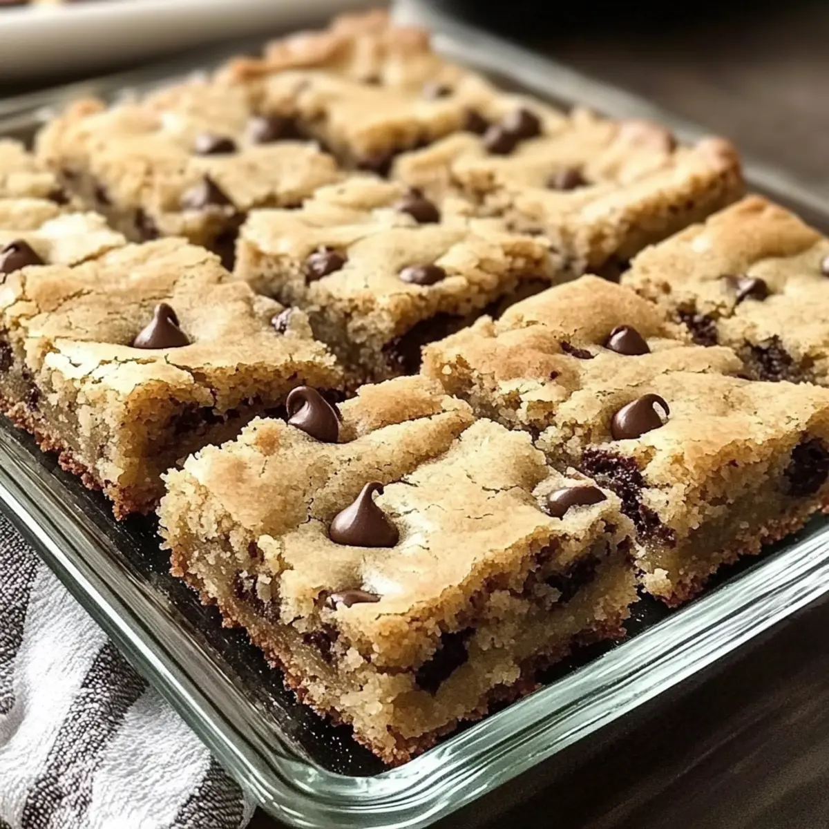Irresistibly Chewy Chocolate Chip Cookie Bars for Nostalgia