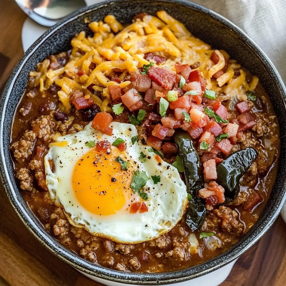 Ultimate Breakfast Chili and Eggs for a Cozy Morning Delight