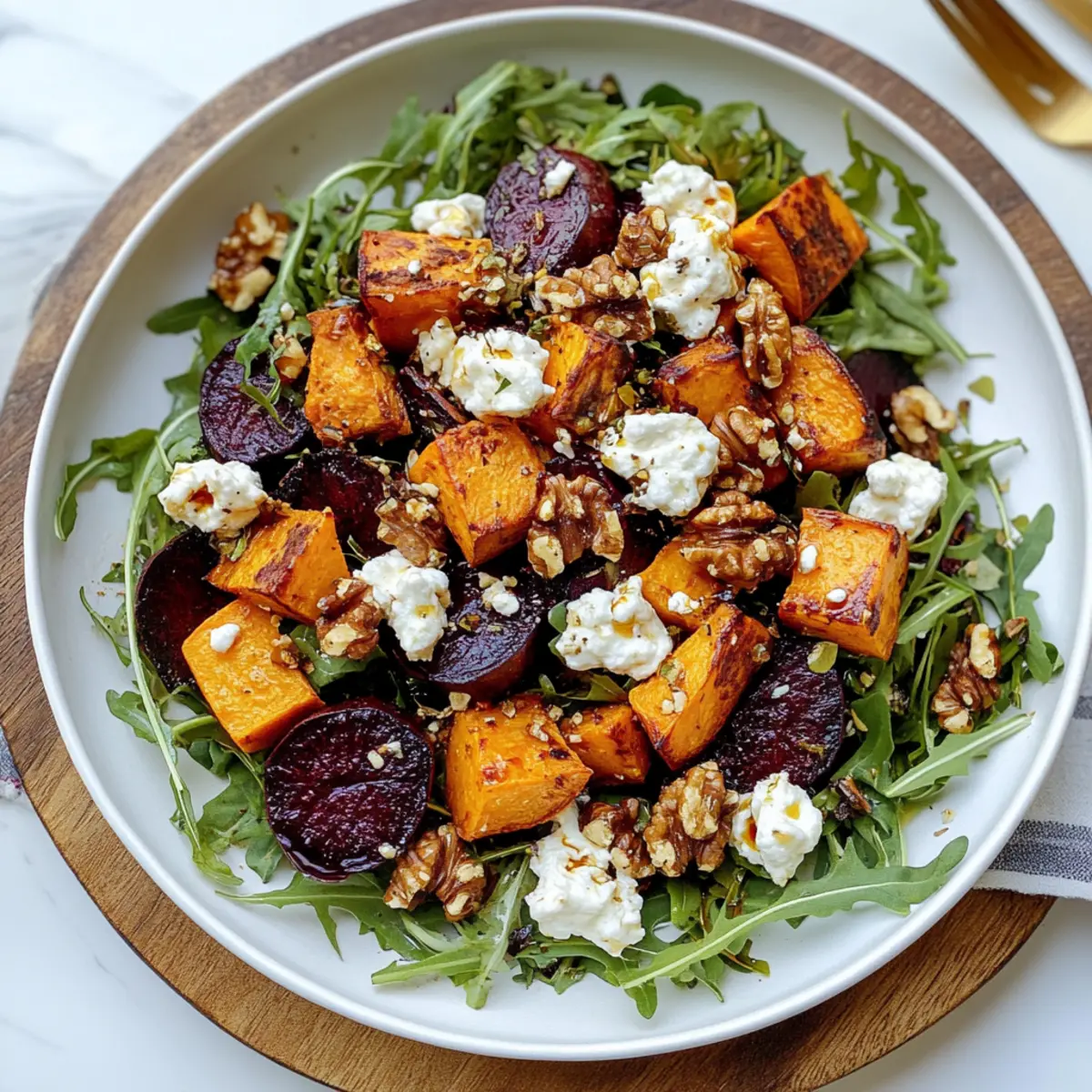 Cozy Winter Salad Recipe Packed with Roasted Veggies Delight