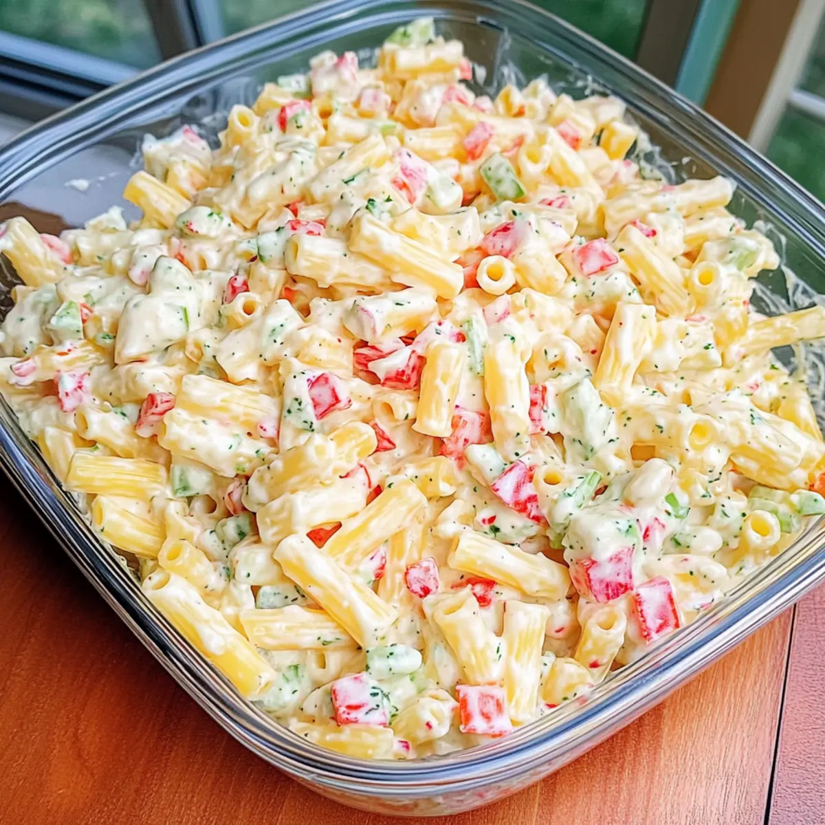 Cheddar Sour Cream Macaroni Salad: Creamy Comfort Food Magic