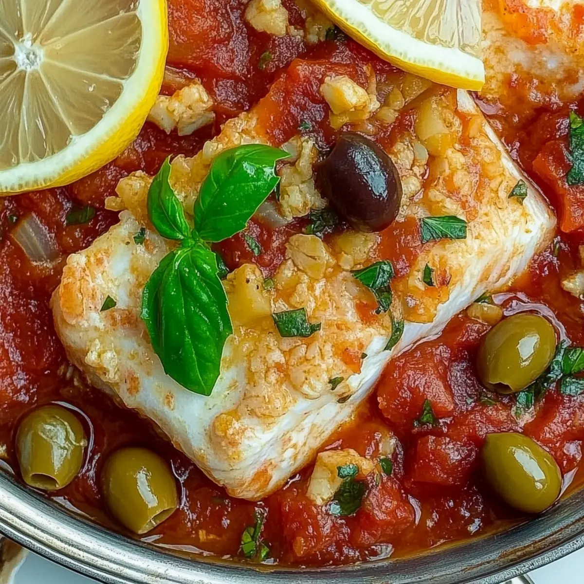 Mediterranean Baked Fish