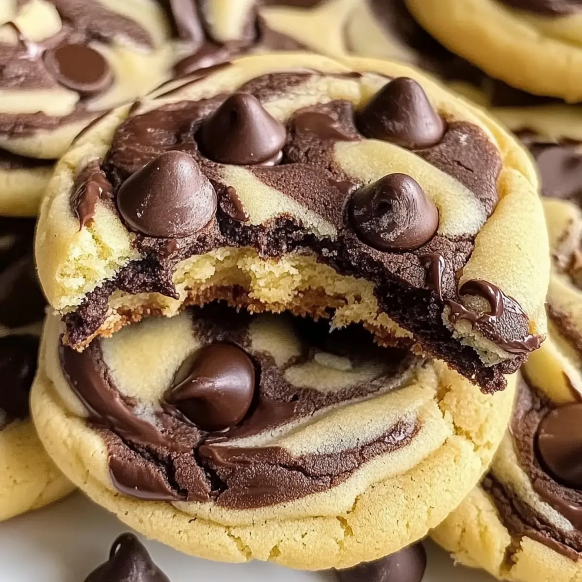 Soft and Chewy Chocolate Chip Marble Cookies You’ll Love