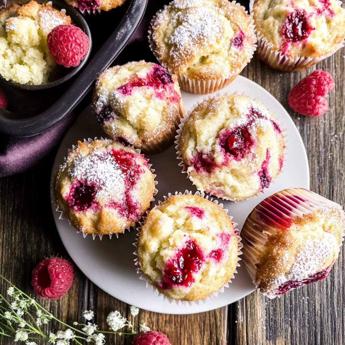 Raspberry Lemon Ricotta Muffins: A Light Summer Delight