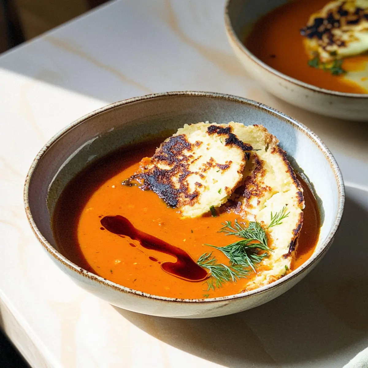 Warm Up with Comfort: Caramelized Gochujang Tomato Soup