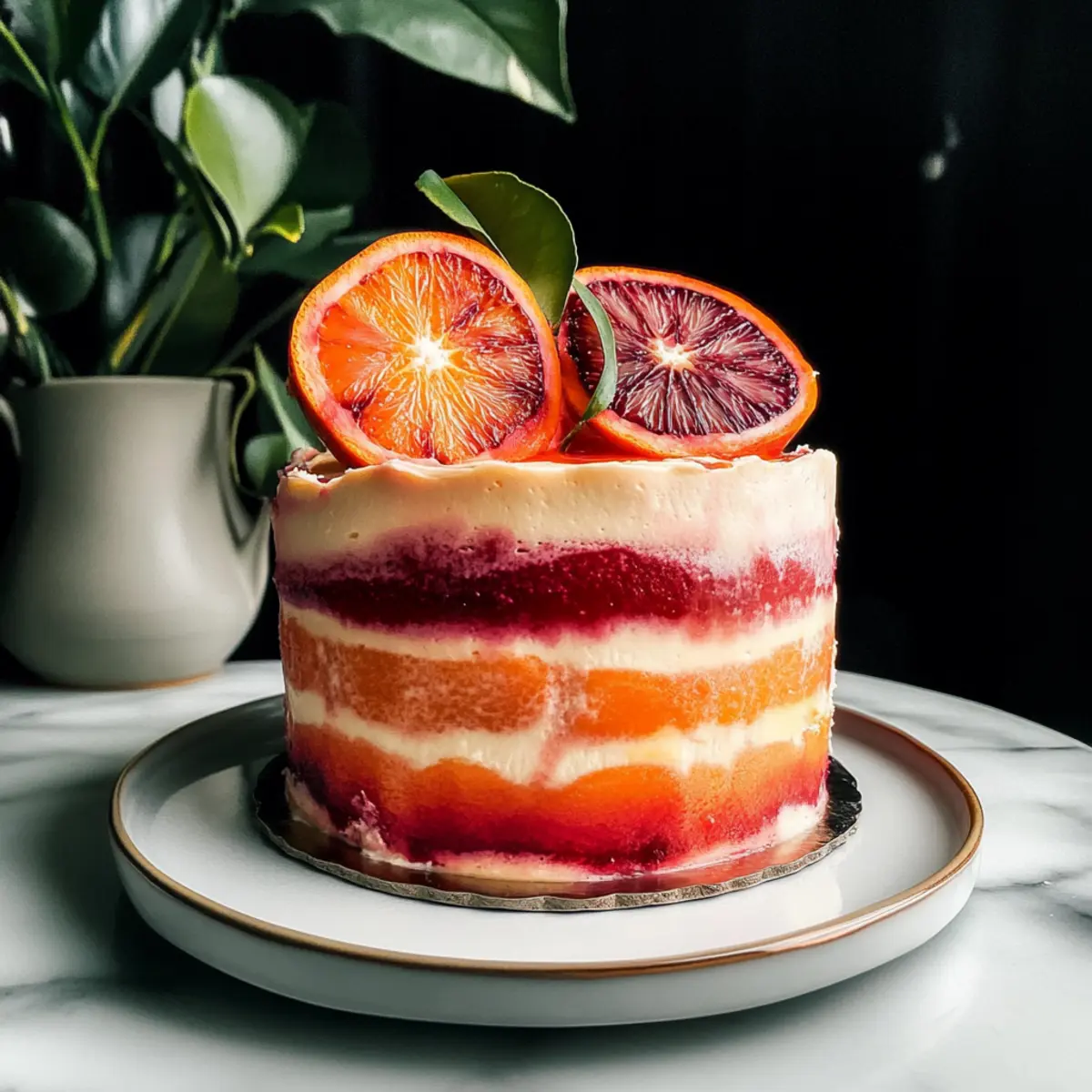 Delightful Blood Orange Cake for a Zesty Sweet Treat