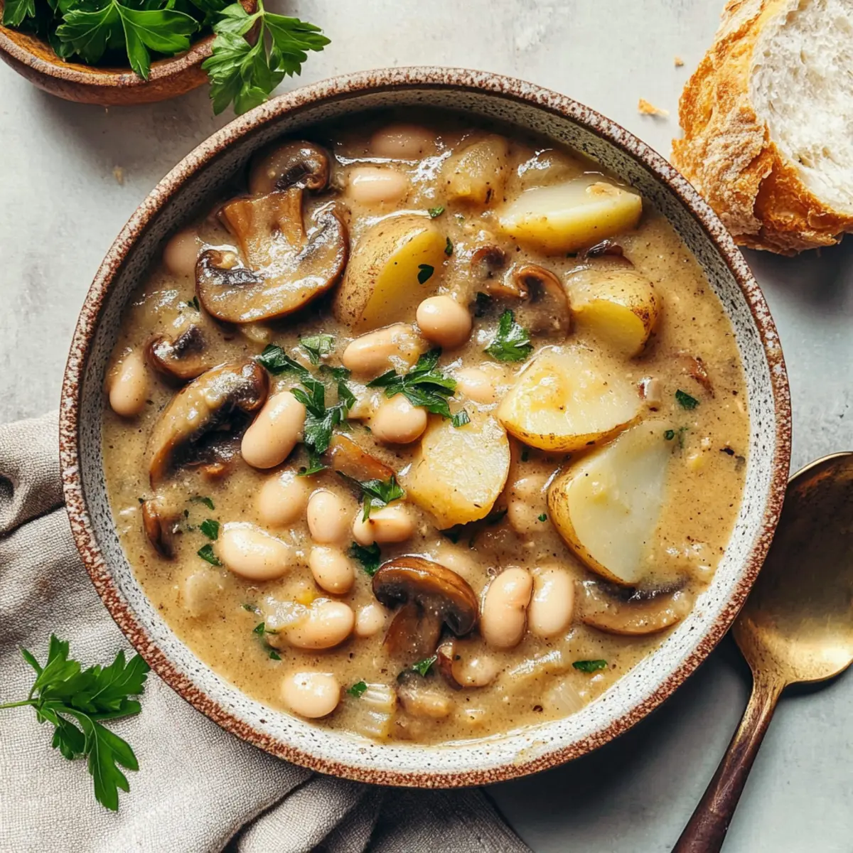 Hearty White Bean Mushroom Stew for Cozy Nights In