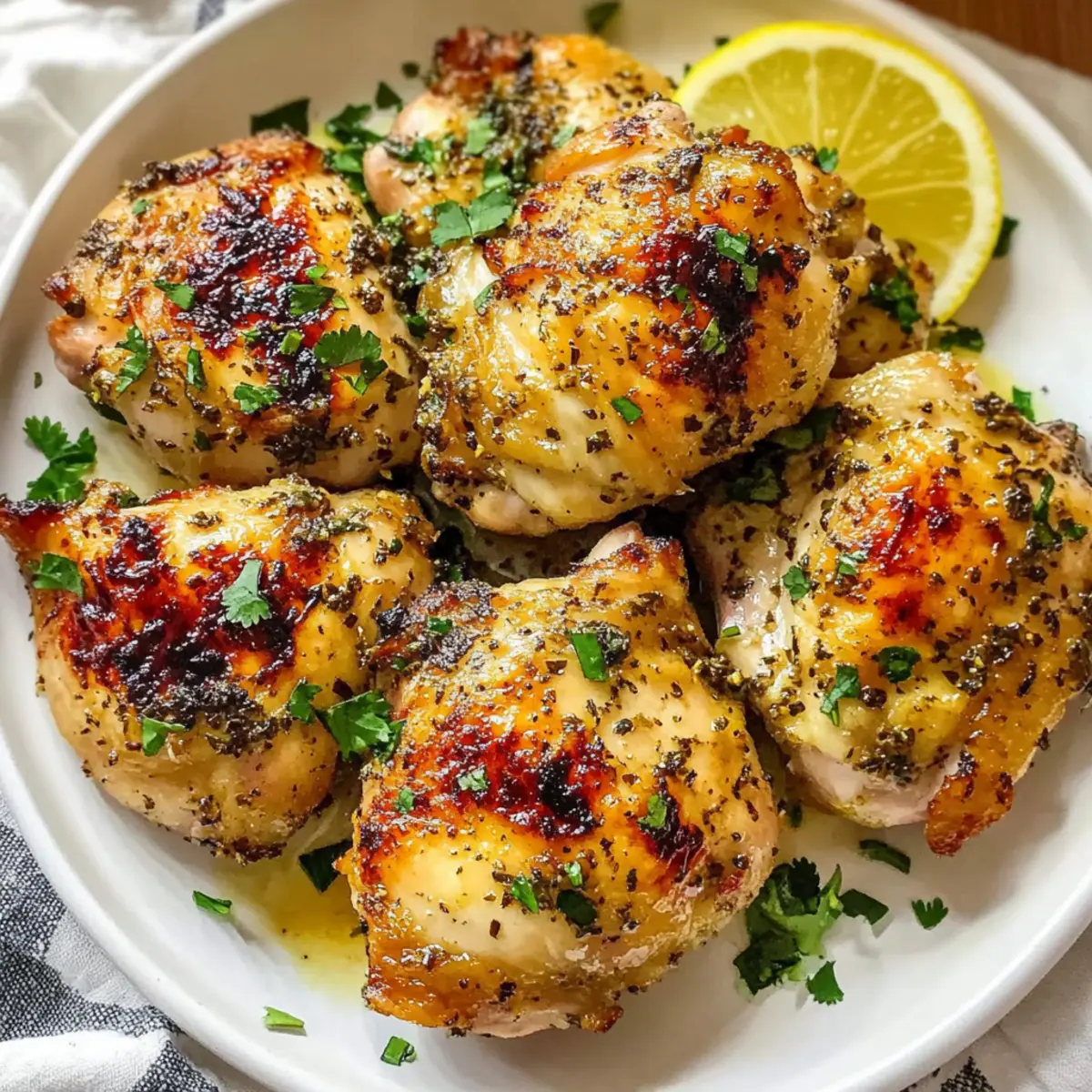 Garlic Lemon Chicken Thighs: Quick, Juicy Flavor in 25 Minutes