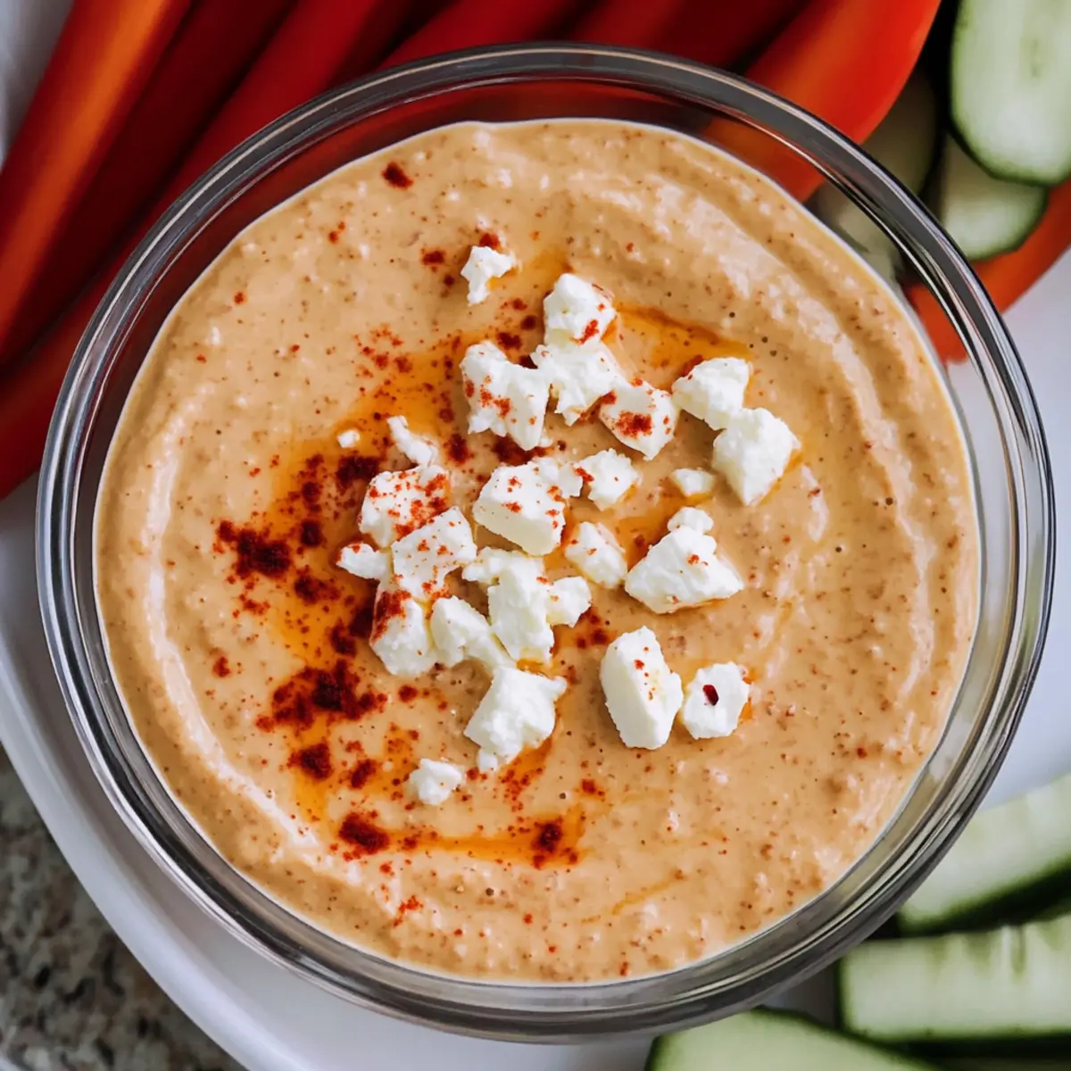 Creamy Spicy Feta Dip: A Zesty Greek Treat in Minutes