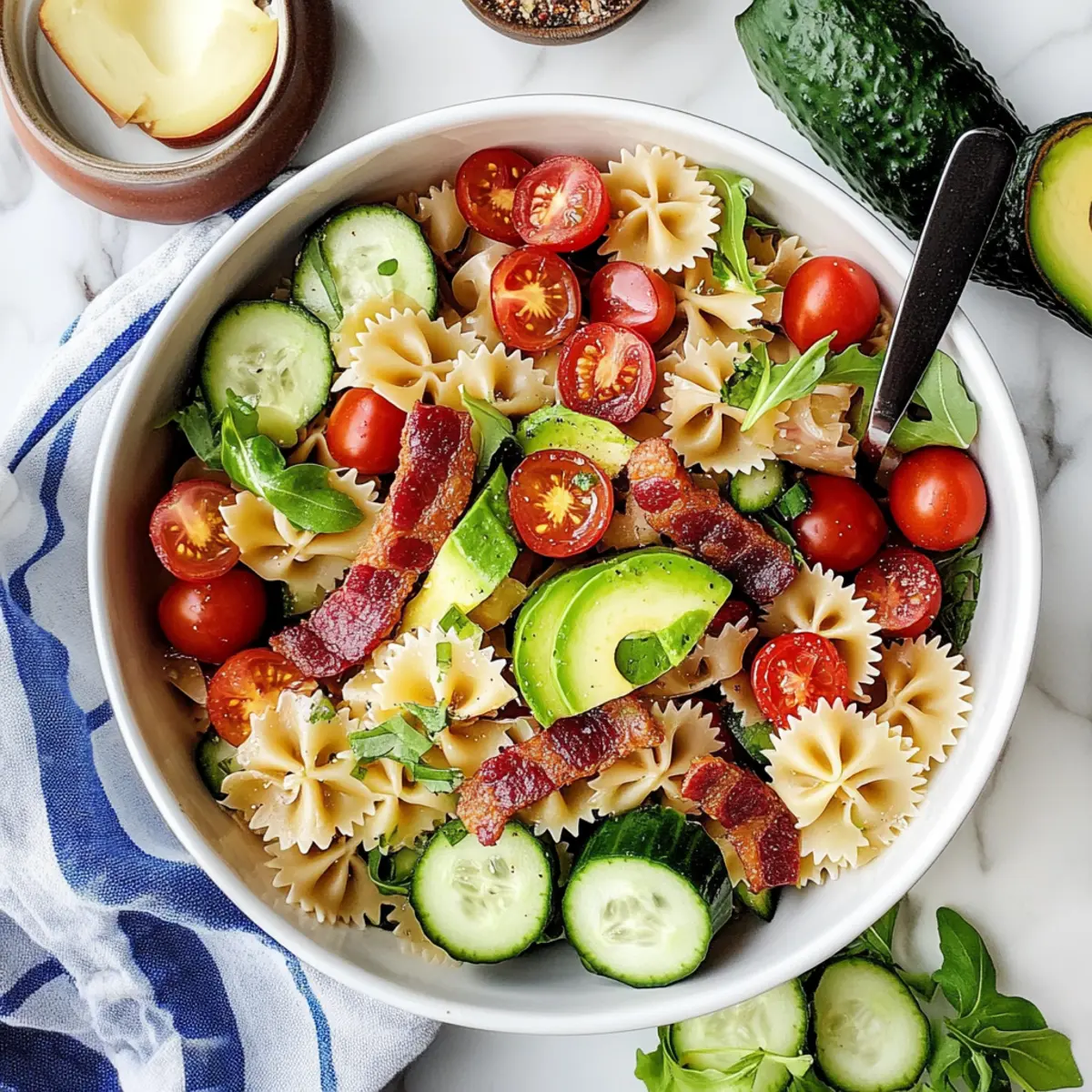 Savory BLT Pasta Salad: A Fresh Summer Delight