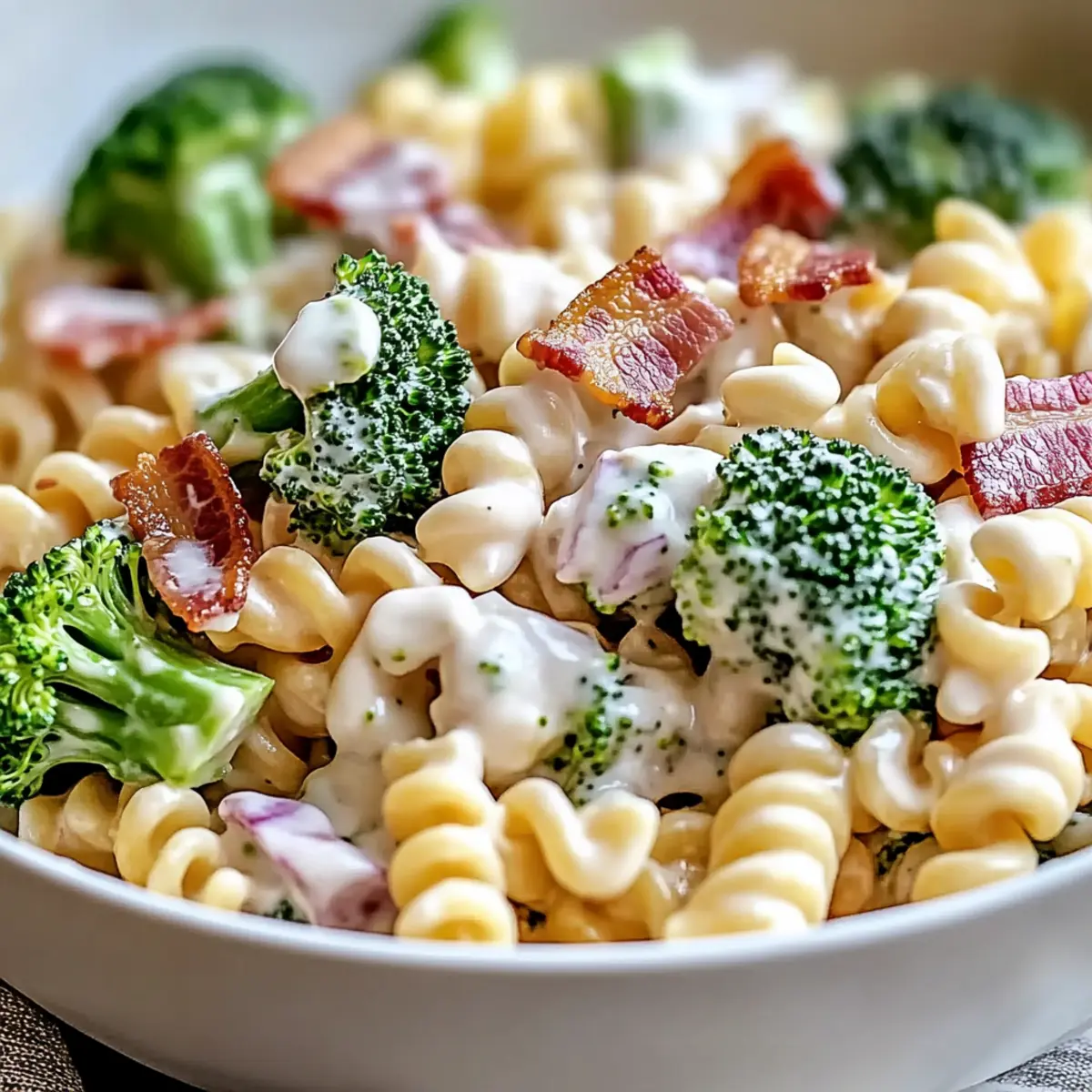 Tasty Broccoli Pasta Salad: A Creamy Summer Sensation