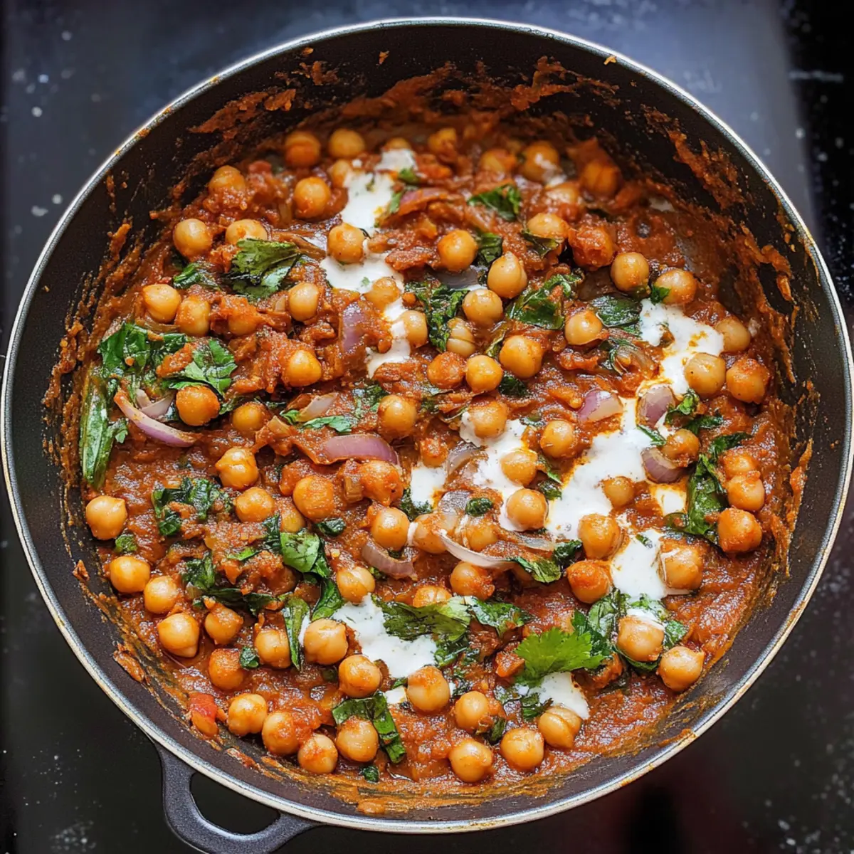 One-Pan Harissa Chickpeas Bursting with Flavor and Warmth