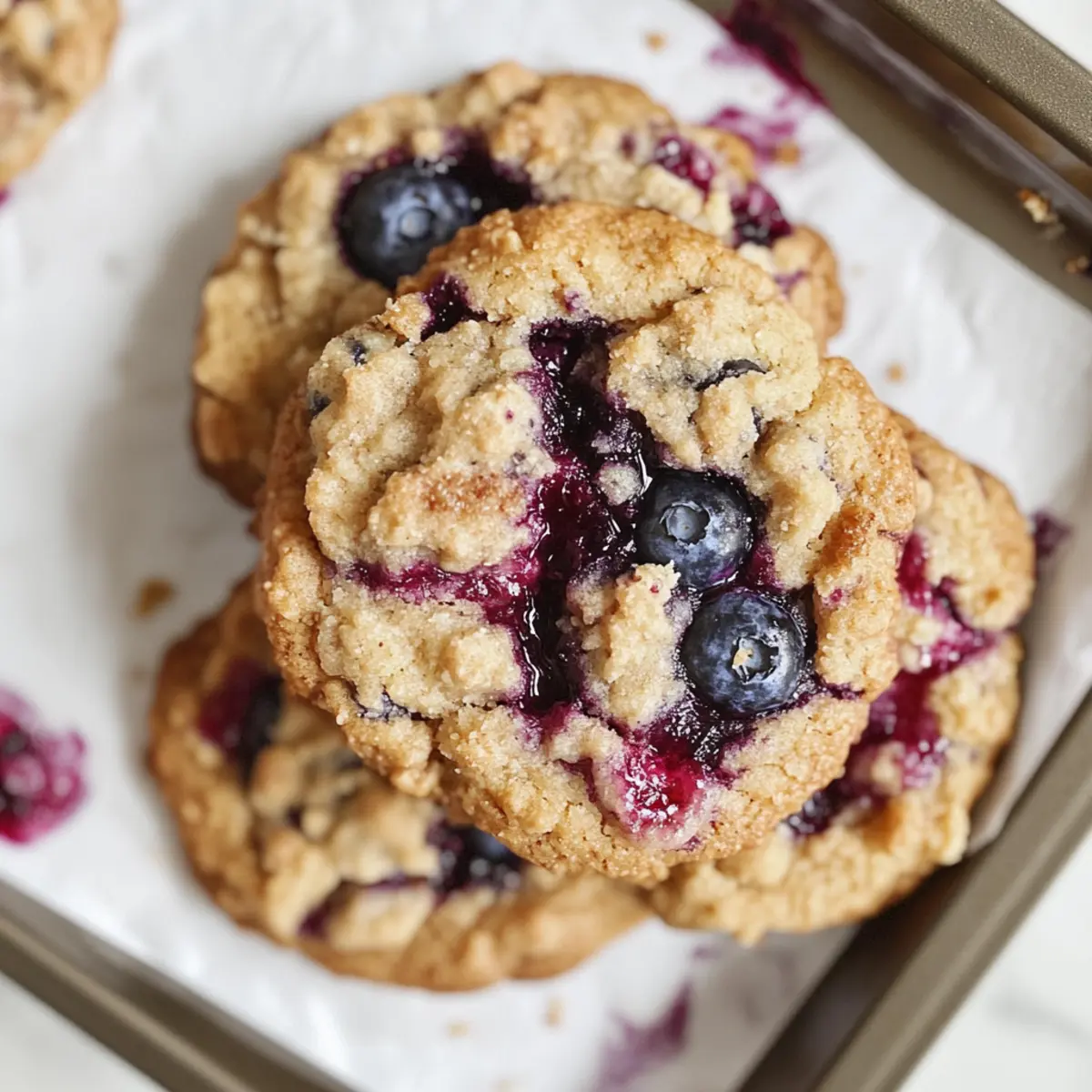 Browned Butter Blueberry Cookies for Irresistible Bliss