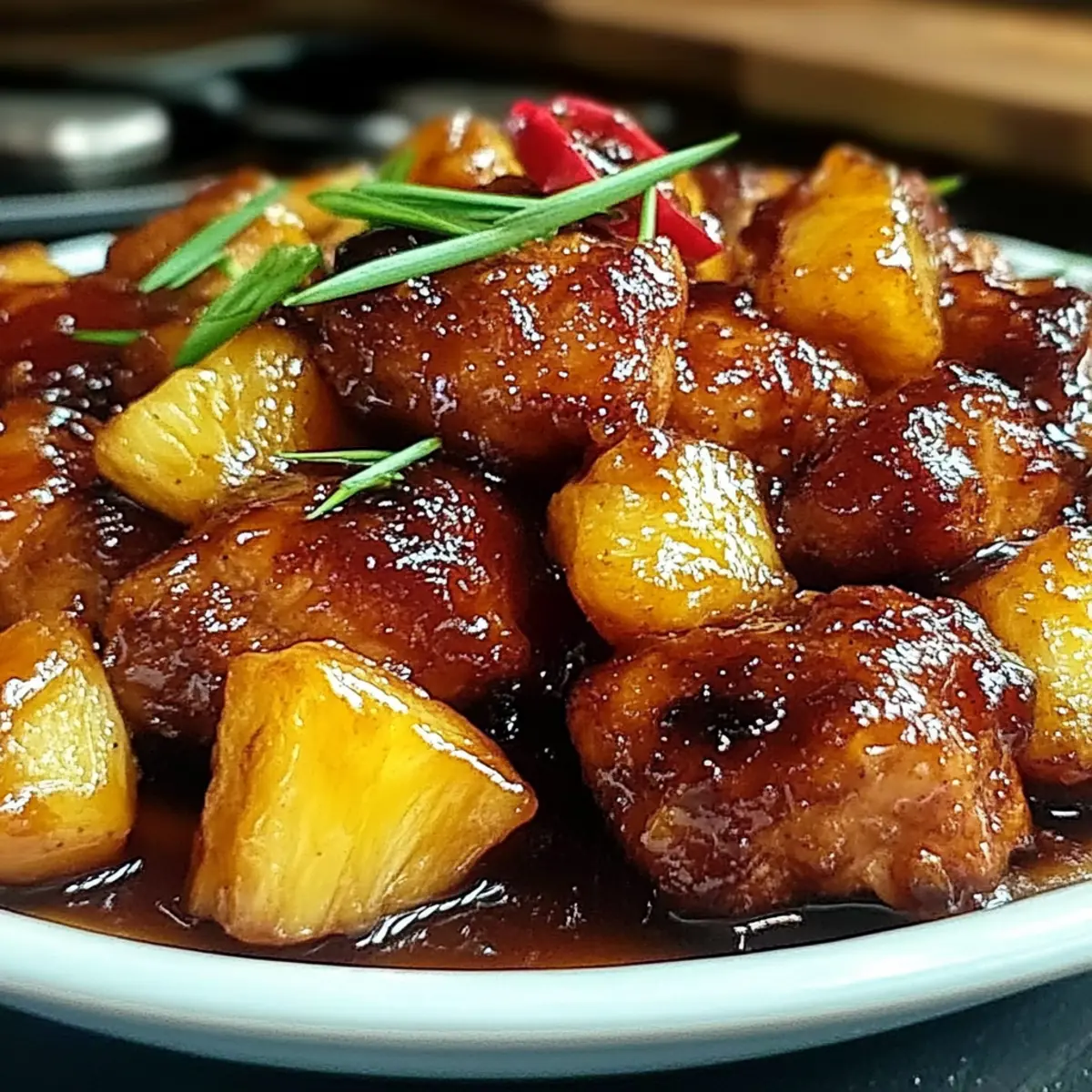 Sweet Brown Sugar Pineapple Chicken for a Tropical Dinner