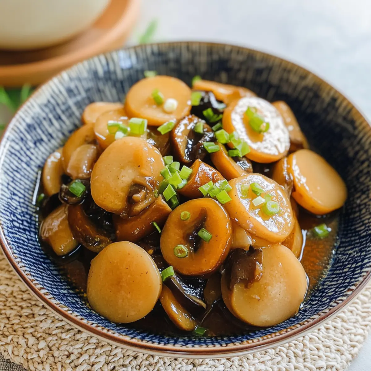 Braised Daikon with Shiitake Mushrooms: A Healthy Delight