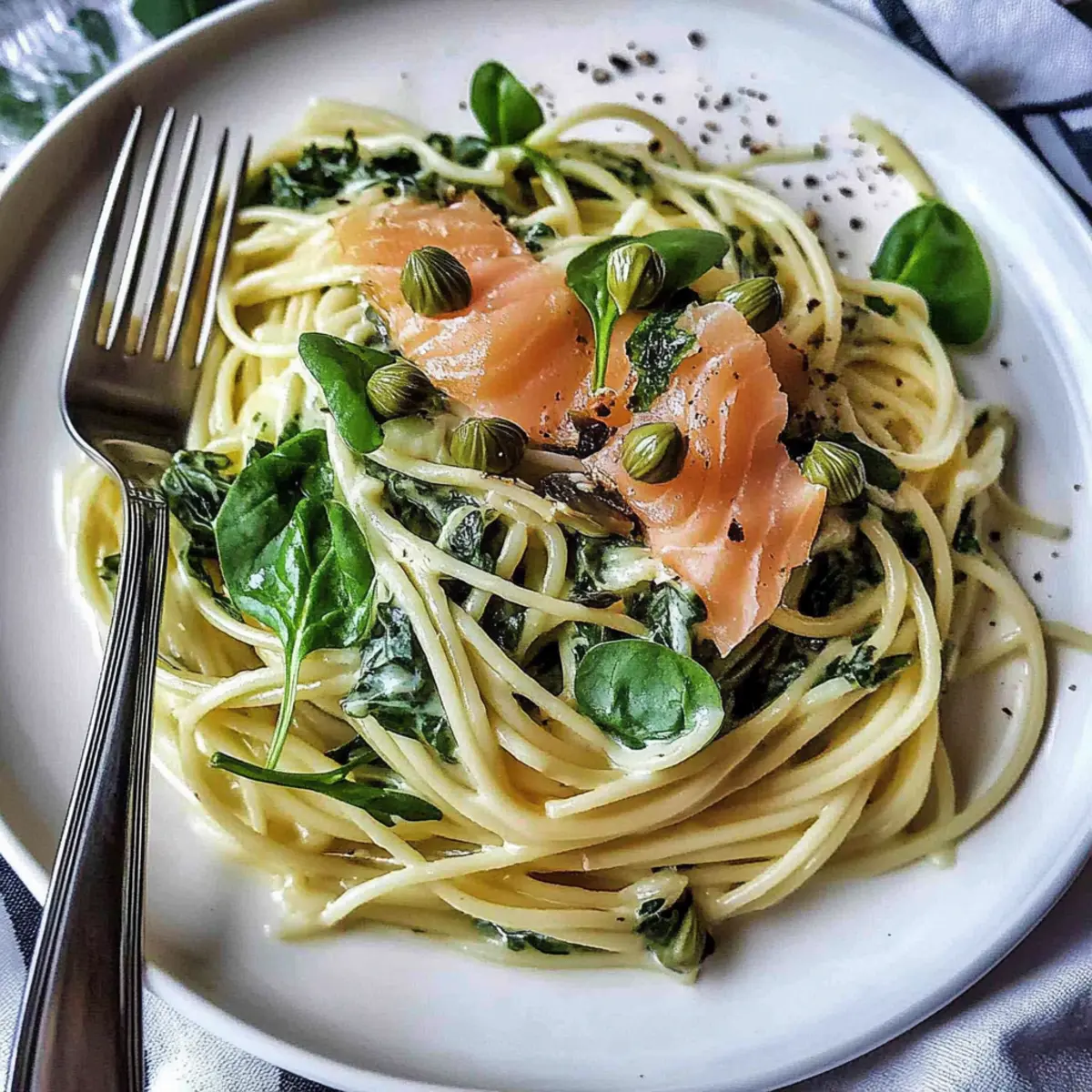 Creamy Smoked Salmon Spaghetti for Effortless Elegance