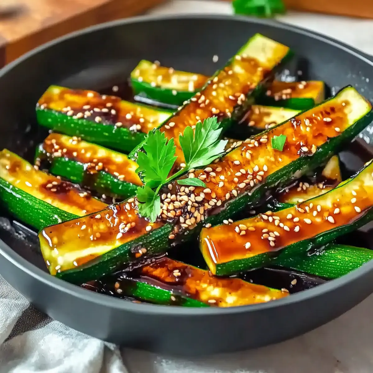 Savory Soy Glazed Hibachi Zucchini for Quick Weeknight Meals