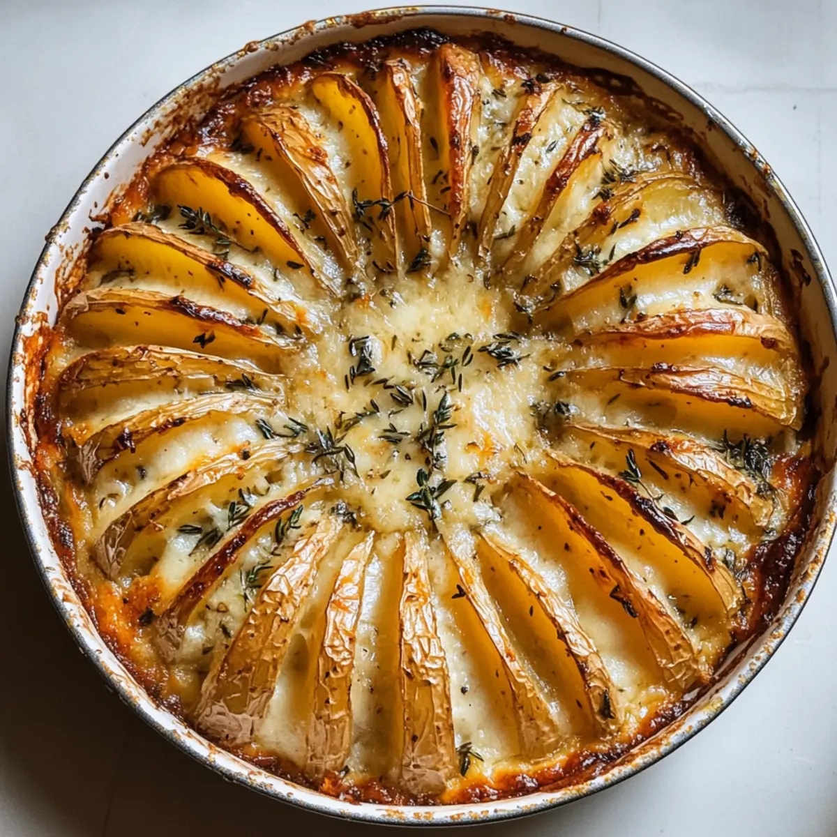 Delicious Hasselback Potato Gratin for Cozy Comfort Dining