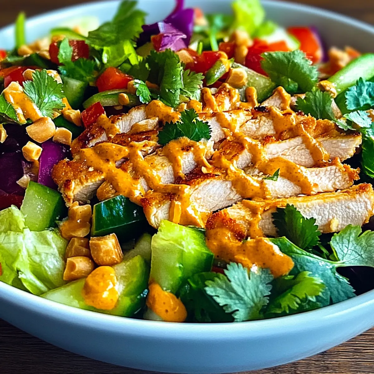 Crunchy Thai Chicken Salad: Fresh, Flavorful & Totally Addictive
