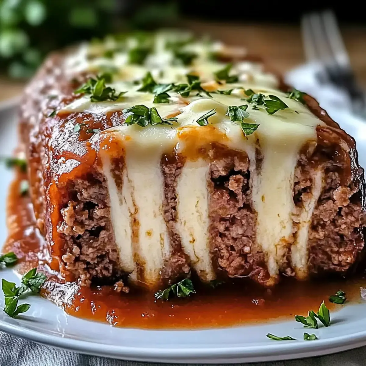 Stuffed Meatloaf with Mozzarella: Your Cozy Dinner Solution