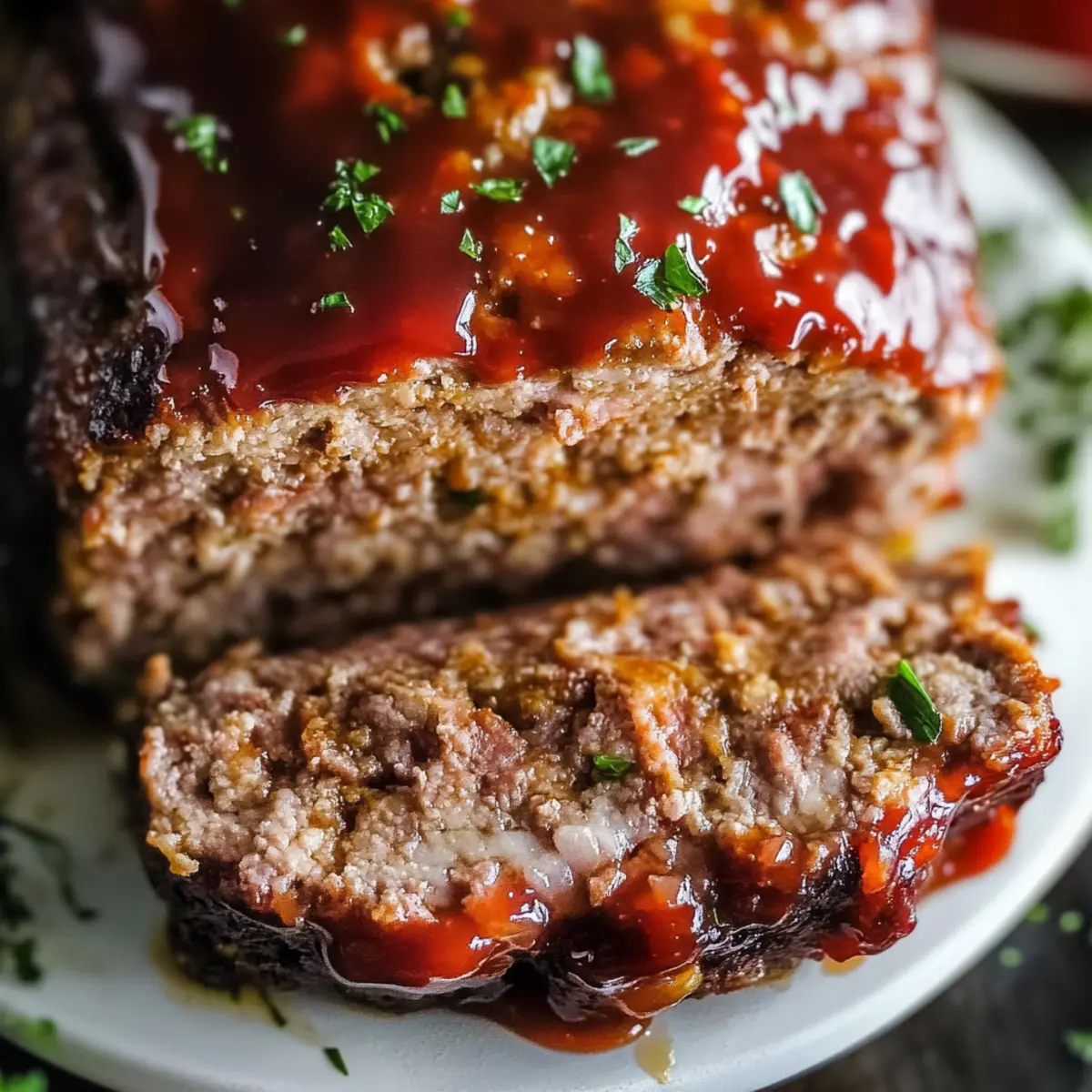 Savory Moist Meatloaf with Sweet Glaze for Cozy Nights