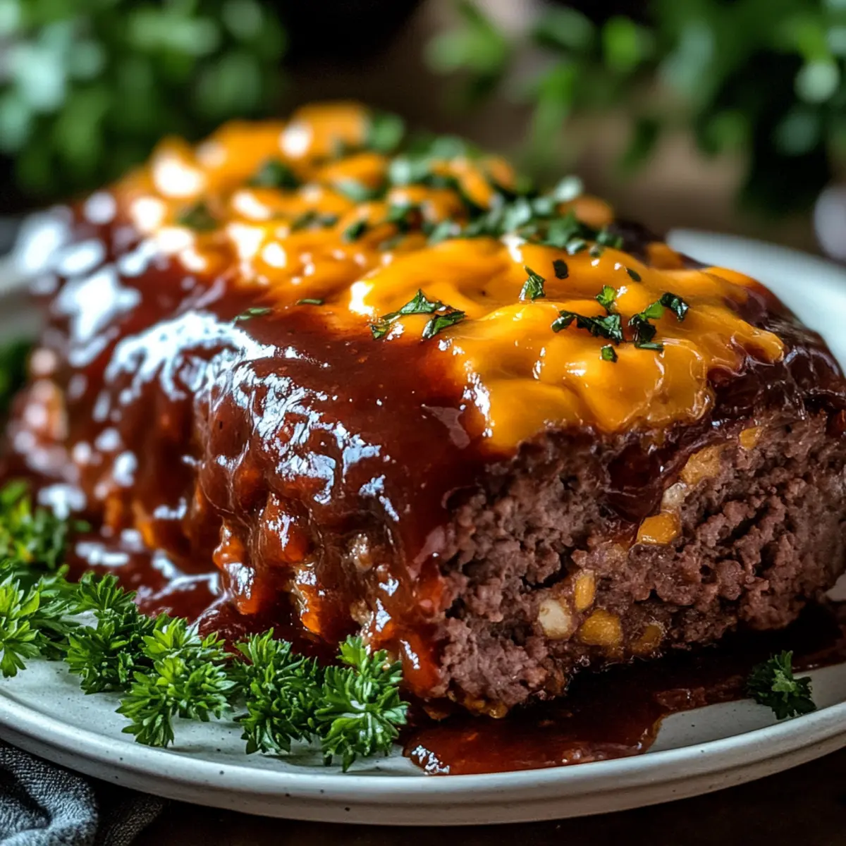 BBQ Cheddar Meatloaf Recipe You Can't Resist