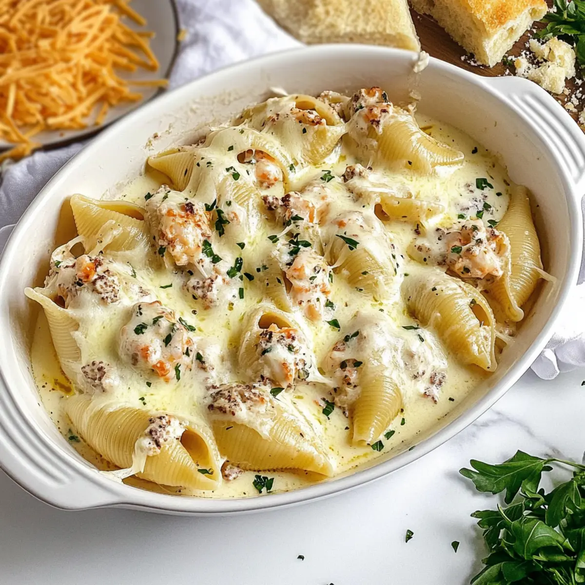 Creamy Seafood Stuffed Shells That Will Wow Your Taste Buds
