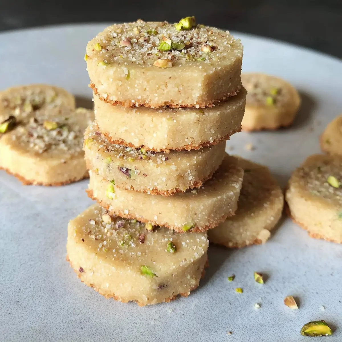 Irresistibly Buttery Pistachio Shortbread Cookies Recipe