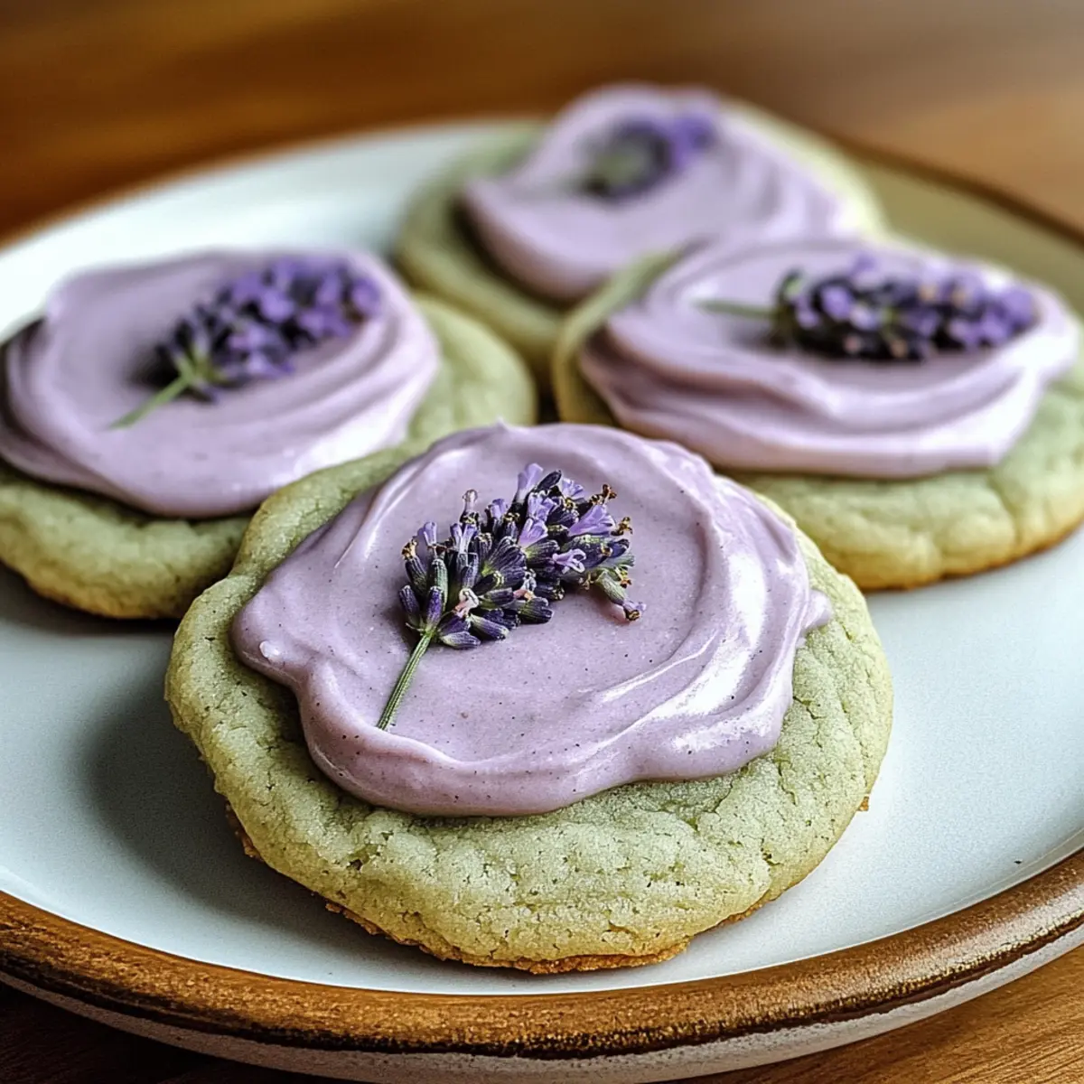 Matcha Lavender Sugar Cookies for a Floral Sweet Escape