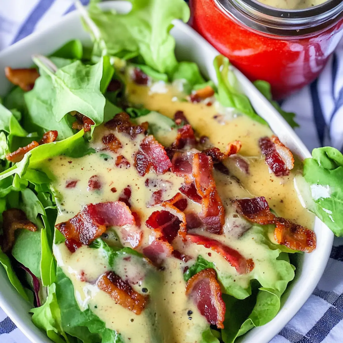 Warm Bacon Vinaigrette Dressing for Irresistibly Flavorful Salads